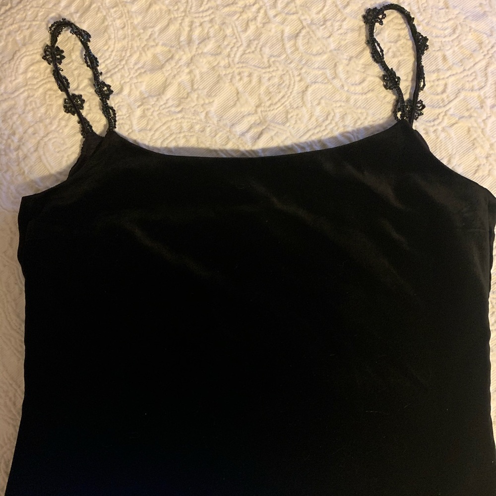 MONDI Velvet Camisole with sparkling beads